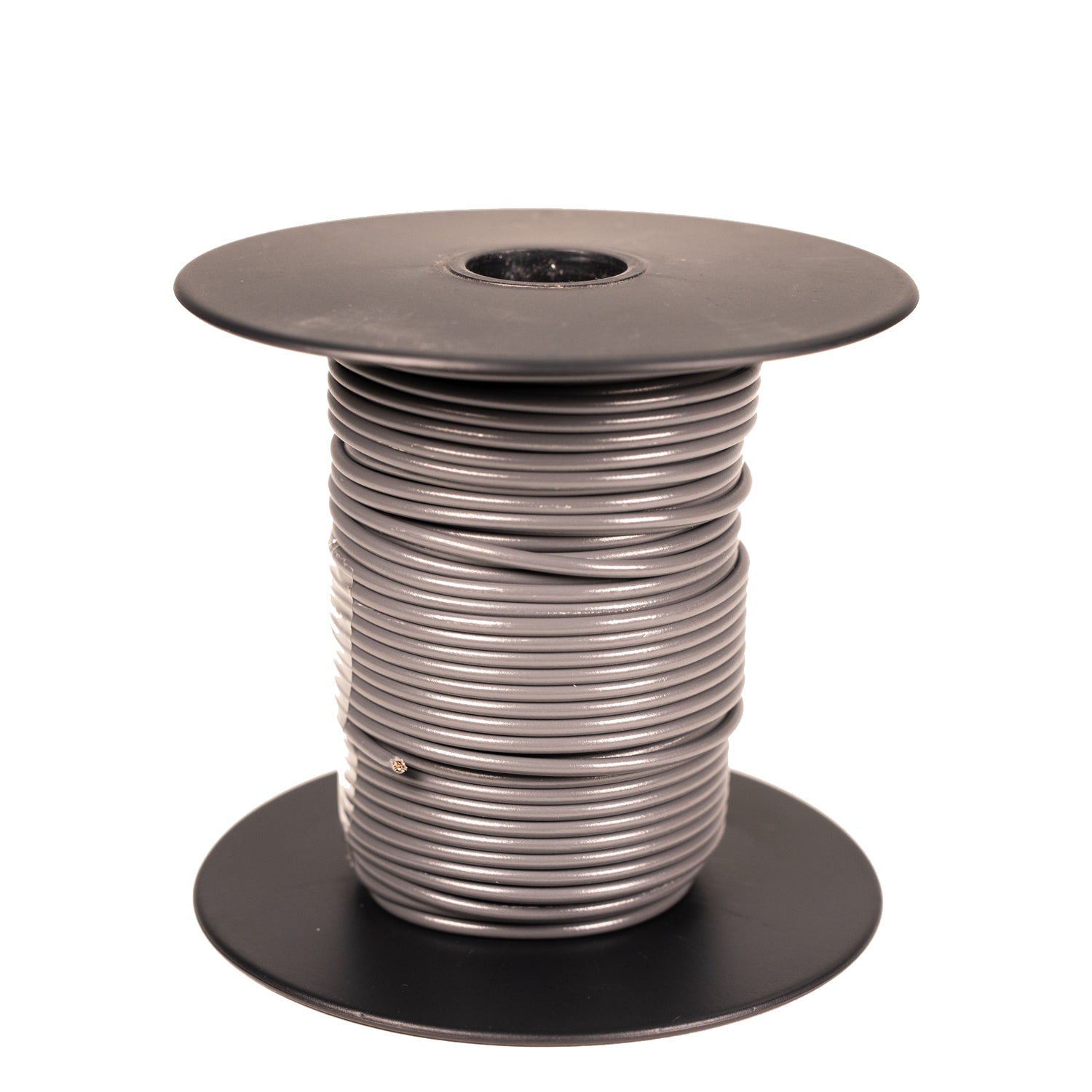 UL1007 300V Stranded Grey Wire, 22-16GA