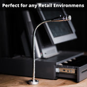 Rebuild Skills RBX-515SBG-18X Cardioid Dynamic Low Z Microphone with 18" Inch Gooseneck and Push-to-Talk Switch