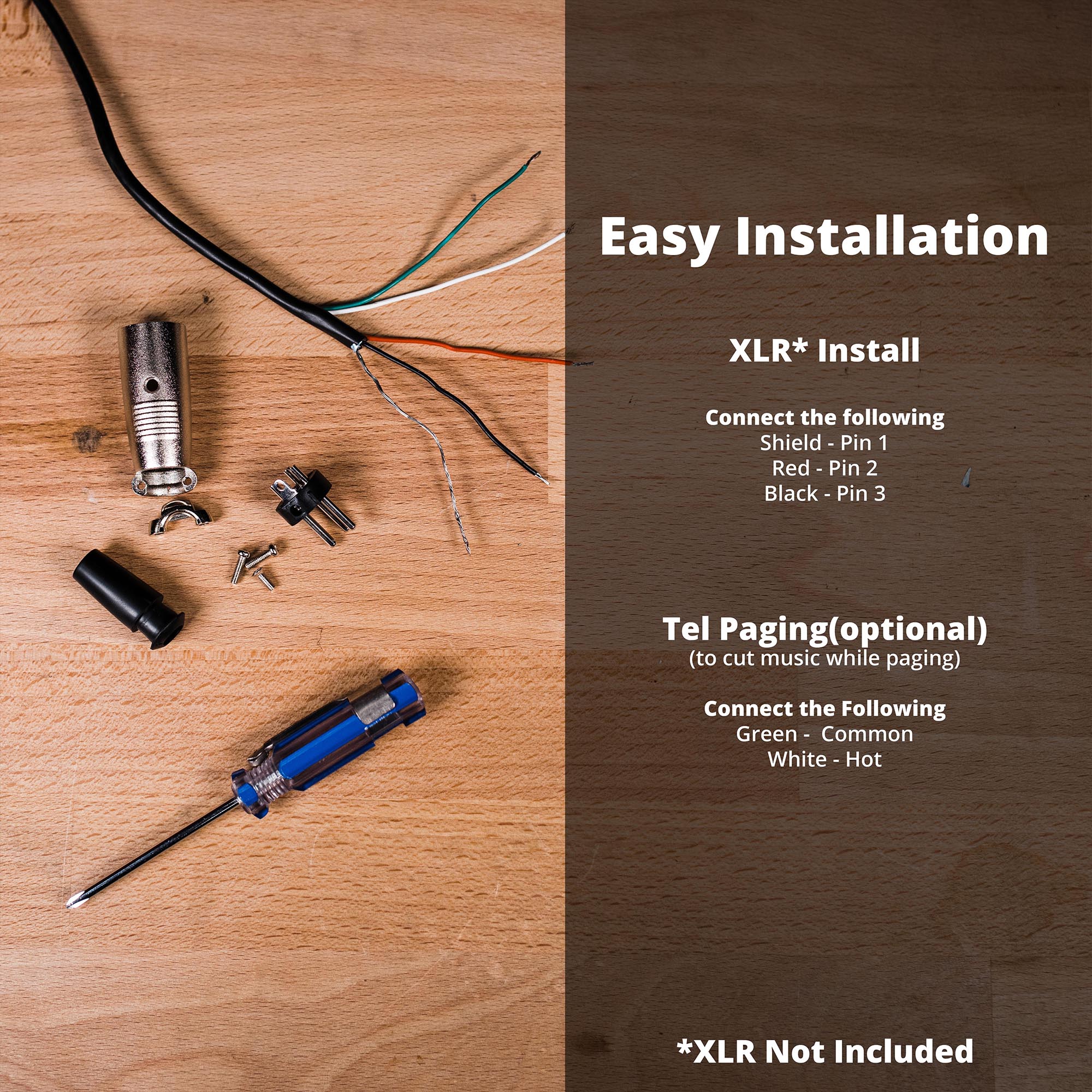 Rebuild Skills RBX-515SBG-18X Cardioid Dynamic Low Z Microphone with 18" Inch Gooseneck and Push-to-Talk Switch