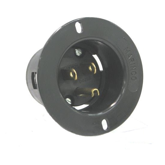 Flanged 125V 15A Inlet