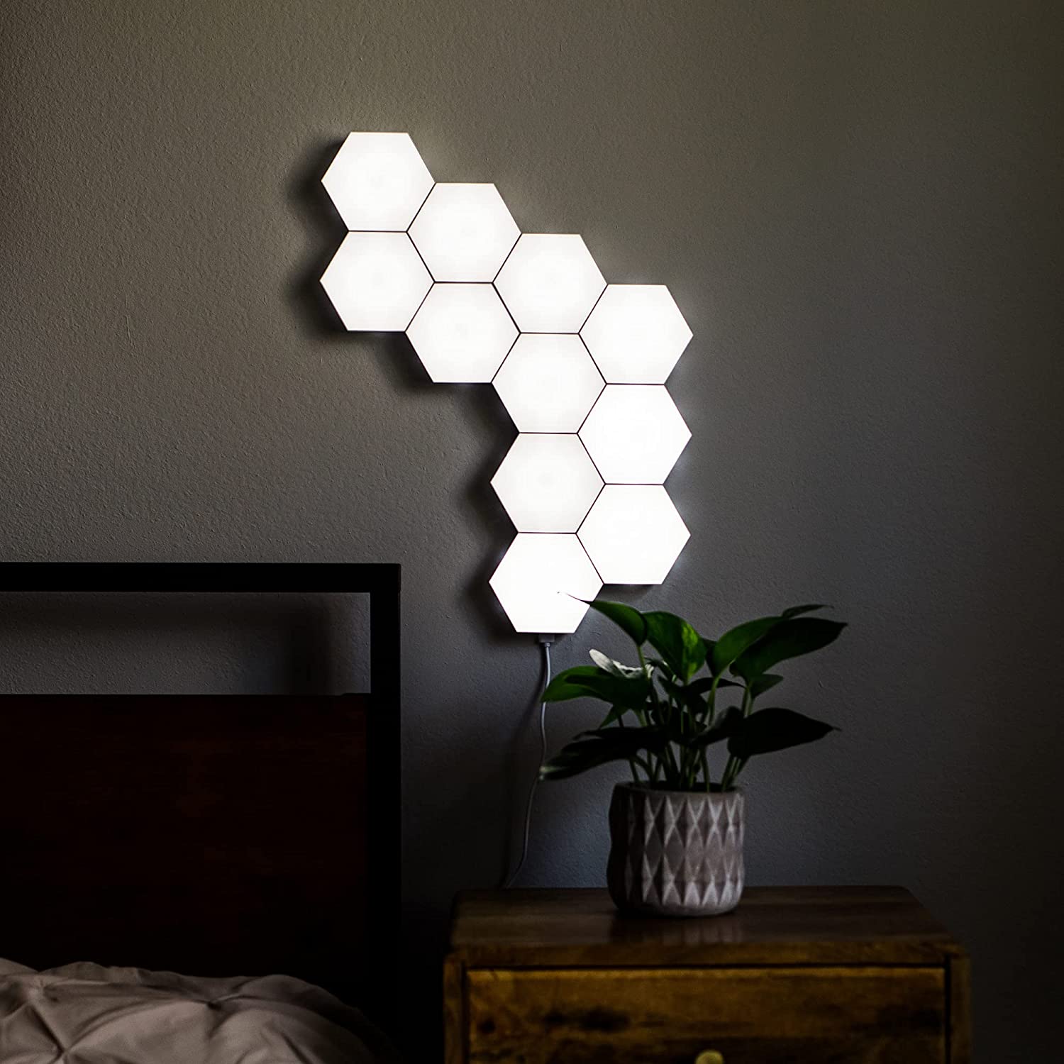 Rebuild Skills Hexagon Lights LED Panel Light Set, Touch Sensitive and –  ReBuild Skills