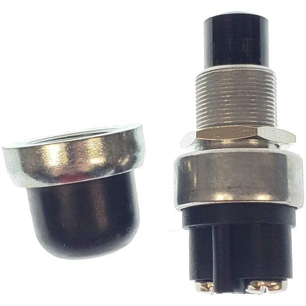 Heavy Duty Push Button Momentary Start Switch with BONUS Ring Terminals