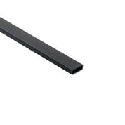 Wiring Duct Cover for 1" Duct, 6 ft Long, PVC, Black, Single Cover Piece