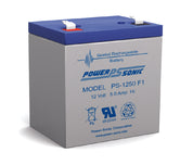 12V 5AH Sealed Lead-Acid Battery with F1 Terminal