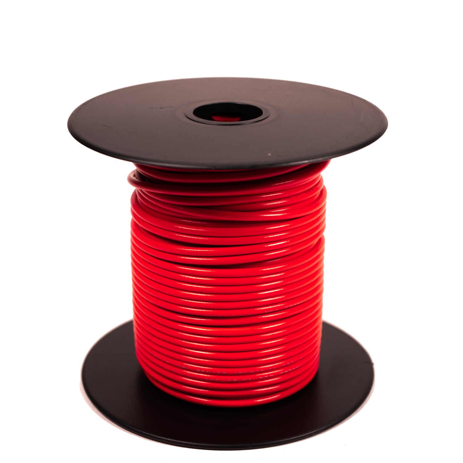 Red 8GA Automotive Wire 105Â°C 60V 100&#x27; Grease, Oil &amp; Acid Resistant