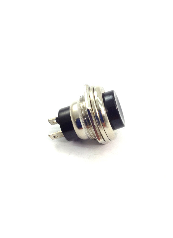 Black Momentary Pushbutton Switch SPST (On)-Off 4 Amps @ 125VAC