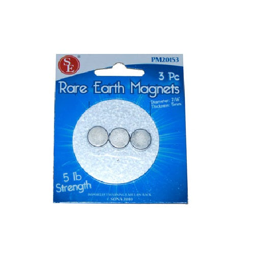4Pcs. 3/8" - 3lb. Rare Earth Magnets