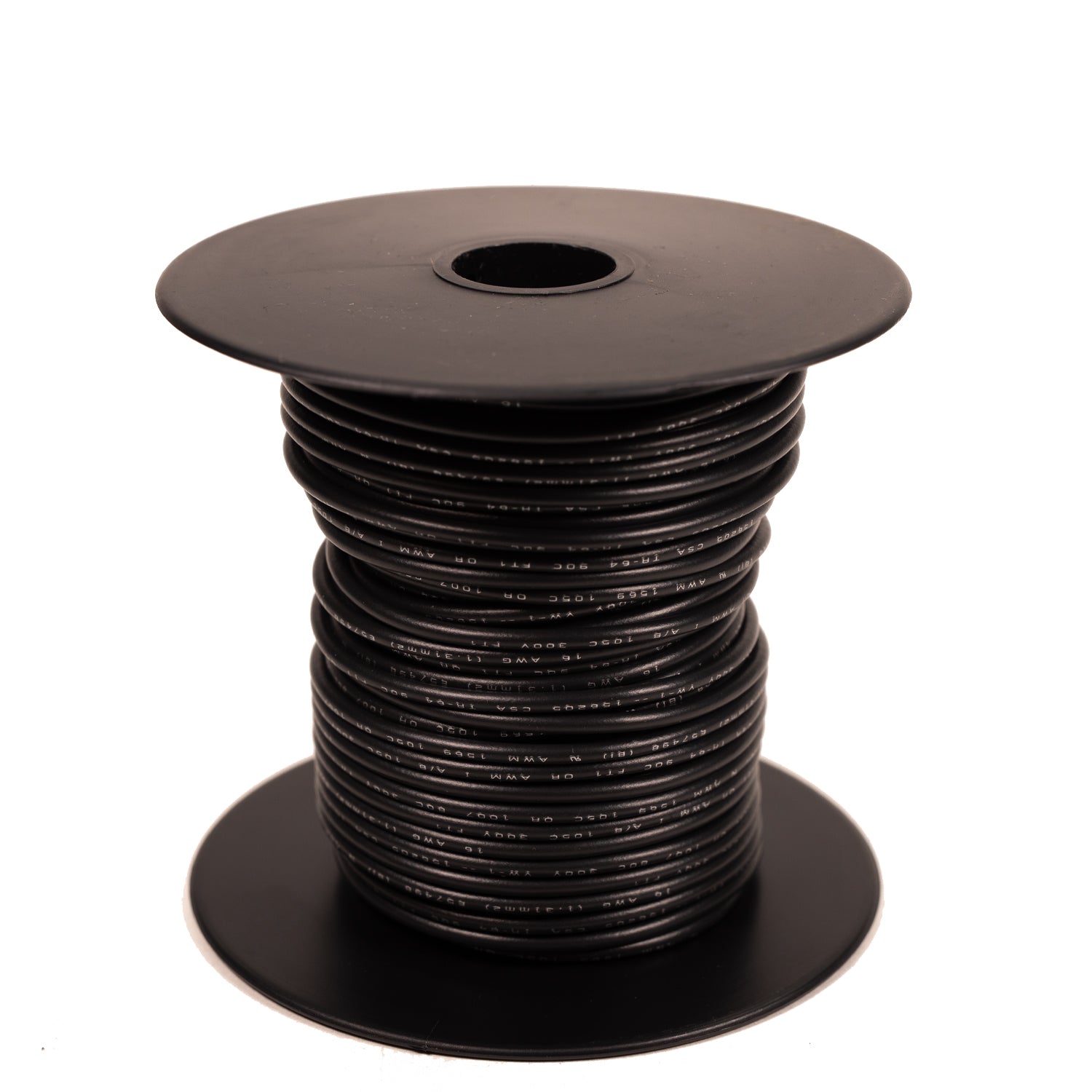 Black 10GA Automotive Wire 105Â°C 60V 100&#x27; Grease, Oil &amp; Acid Resistant