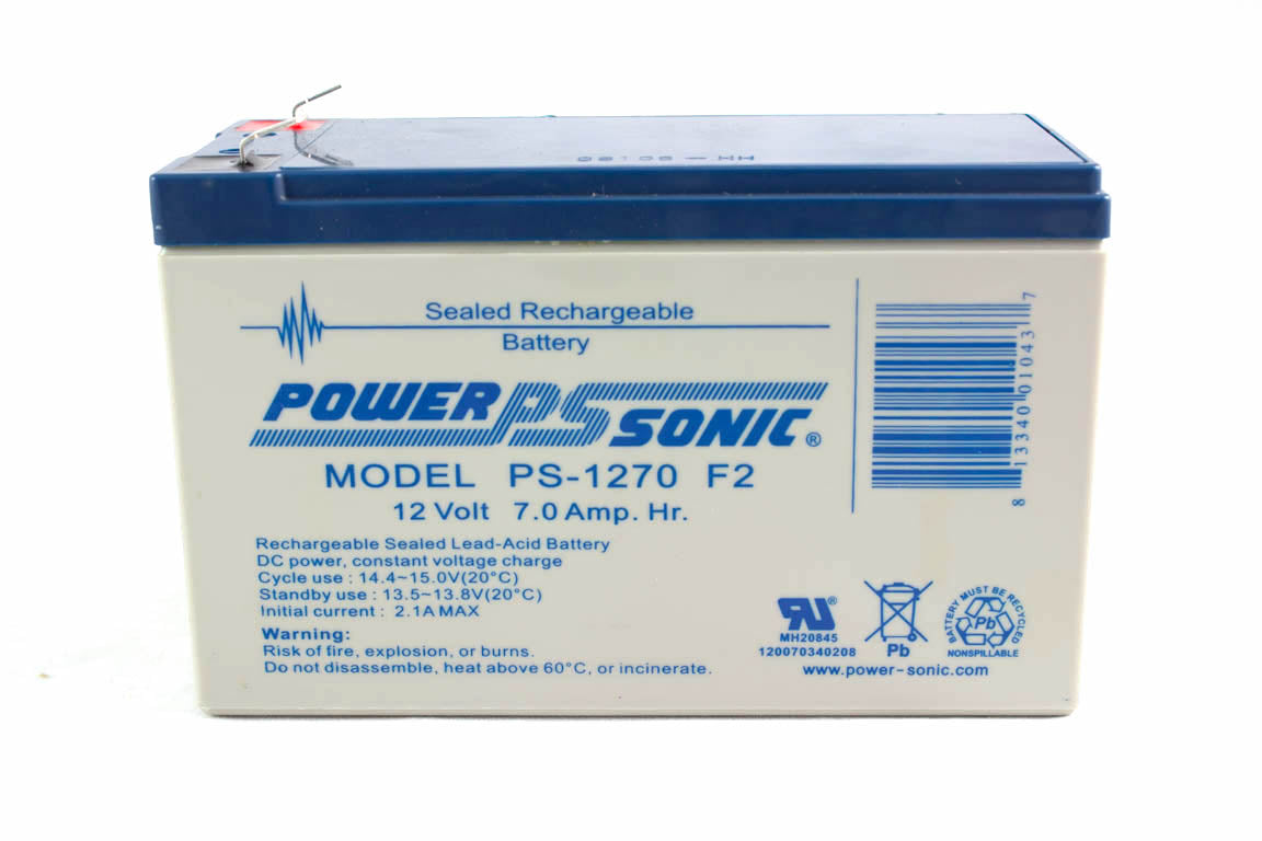 12V 7AH Sealed Lead-Acid Battery with F2 Terminals