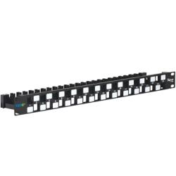 Patch Panel, CAT6A UTP, Blank 24Port,1RMS